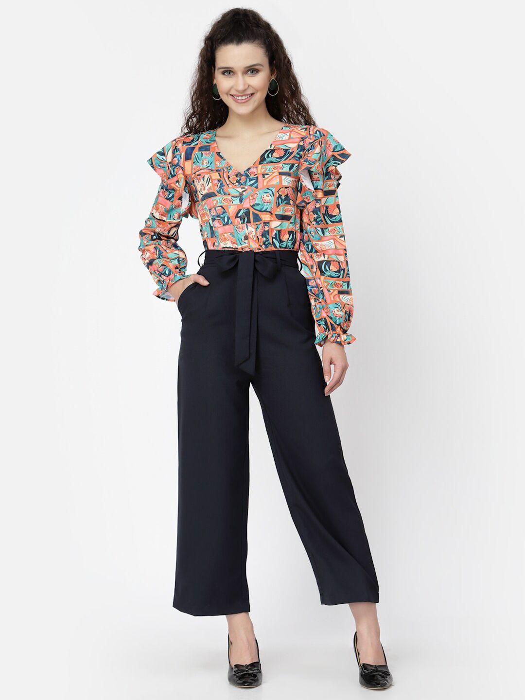 belavine printed basic jumpsuit