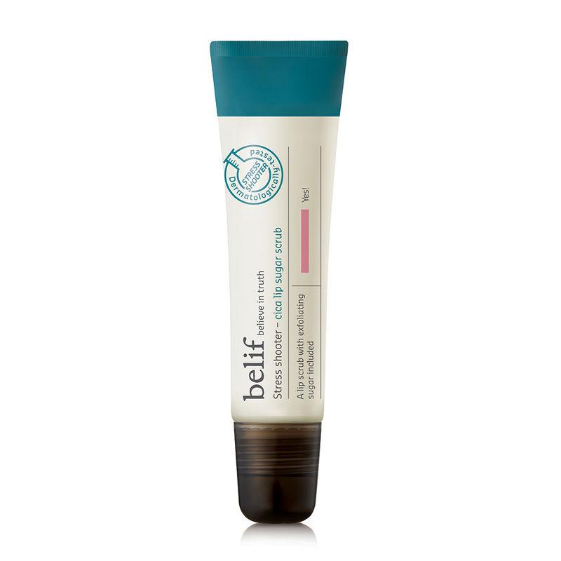 belif stress shooter - cica lip sugar scrub