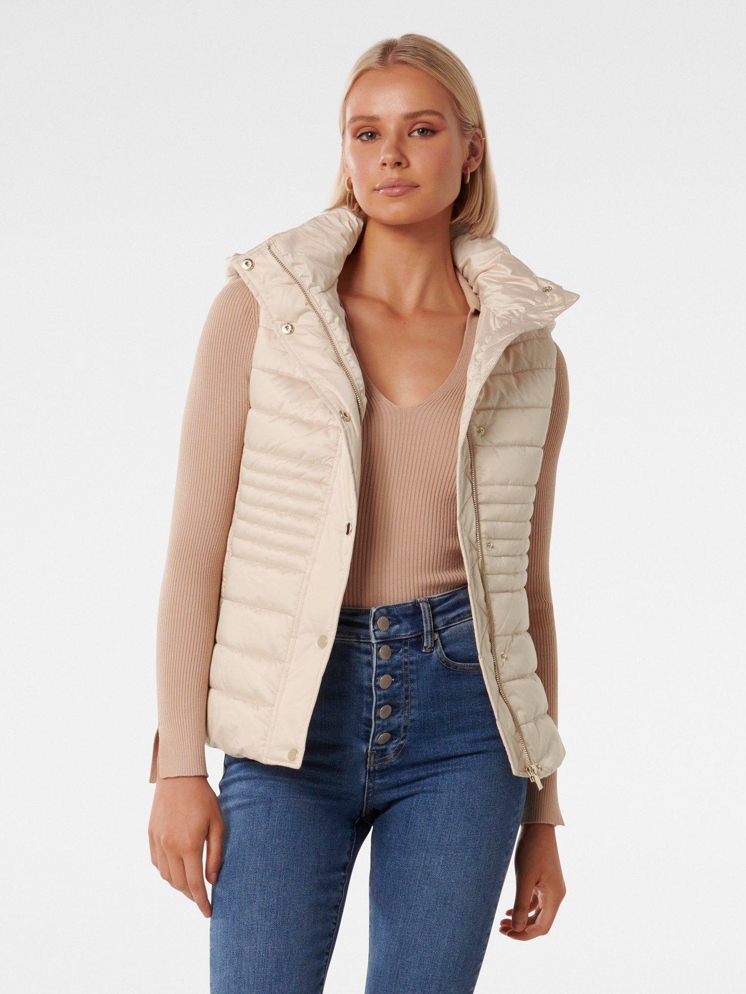 belinda gilet beige jacket