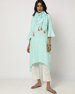 bell-sleeves a-line kurta