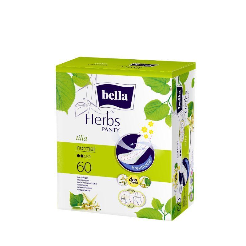 bella herbs tilia normal breathable normal pantyliners