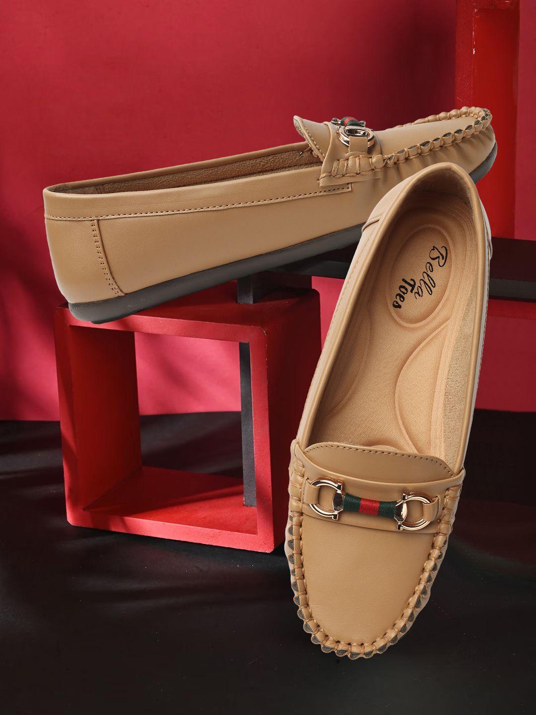 bella toes women beige loafers