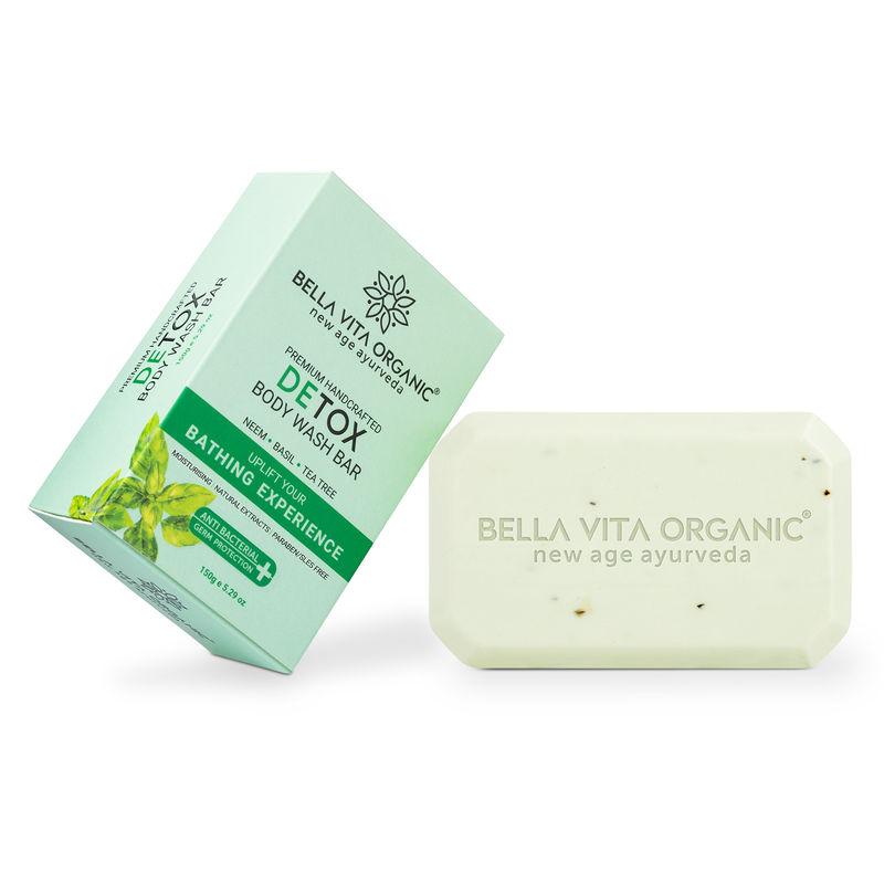 bella vita organic detox body wash bar soap