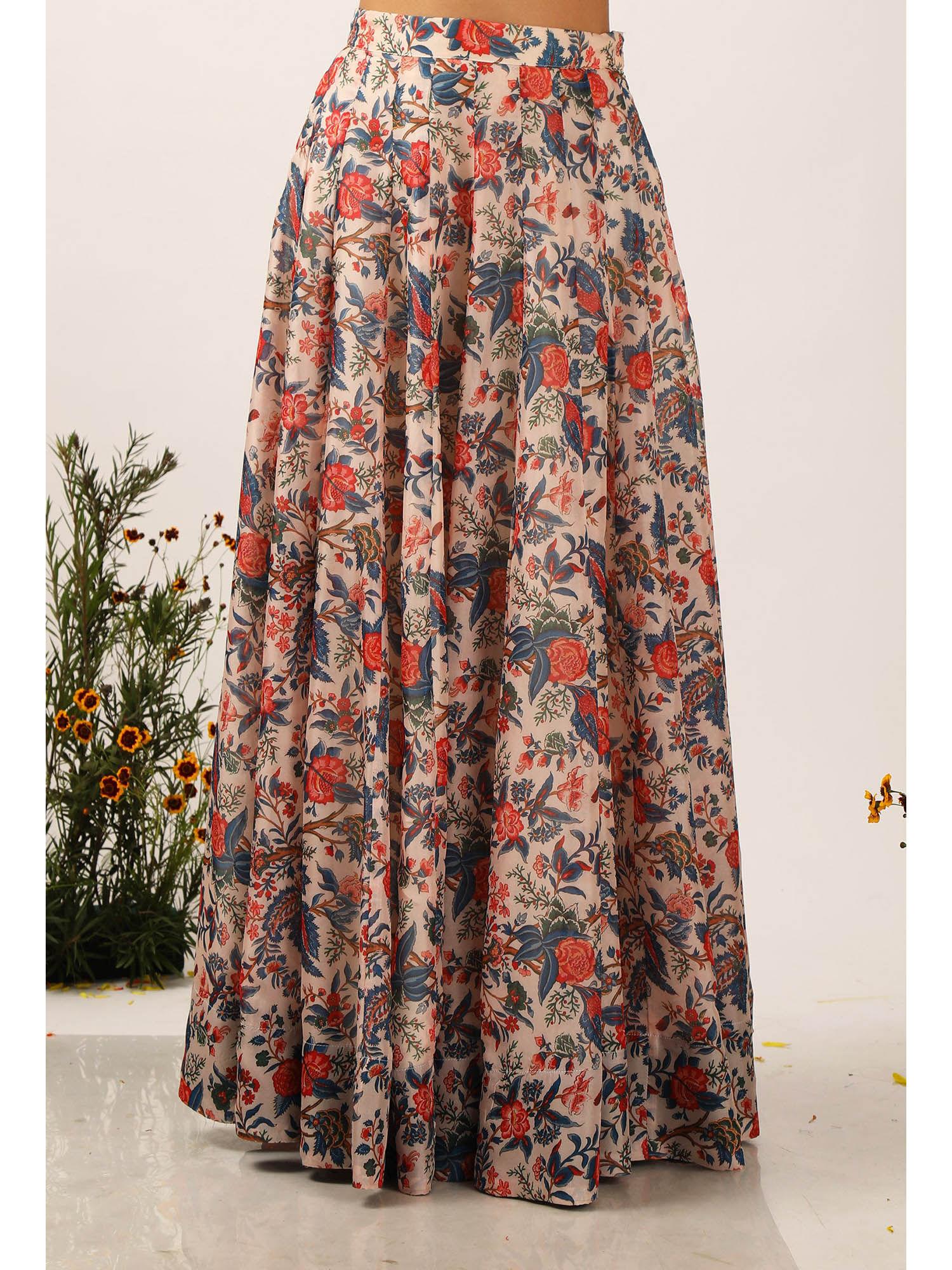 bella floral chintz skirt