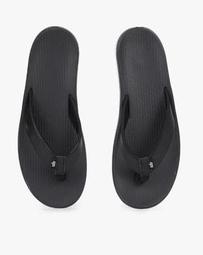 bella kai thong-strap flip-flops with signature branding
