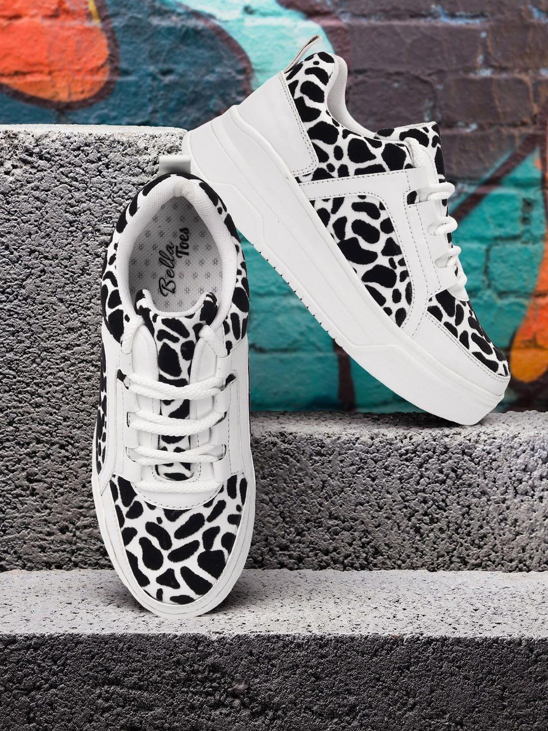 bella toes women printed sneakers