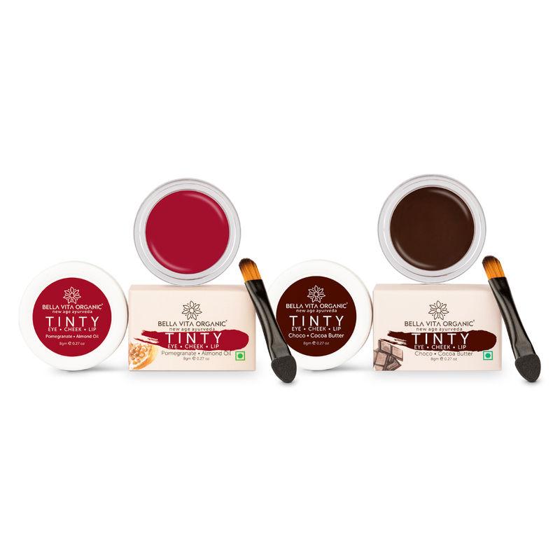 bella vita organic 3 in 1 tinty combo - (pomegranate + choco)