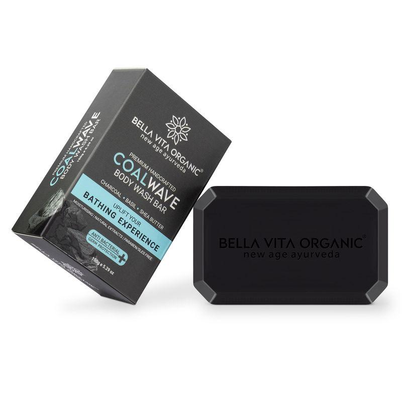 bella vita organic coalwave body wash bar soap