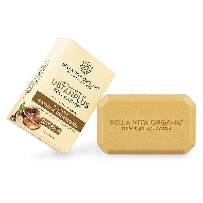 bella vita organic ubtanplus body wash bar soap