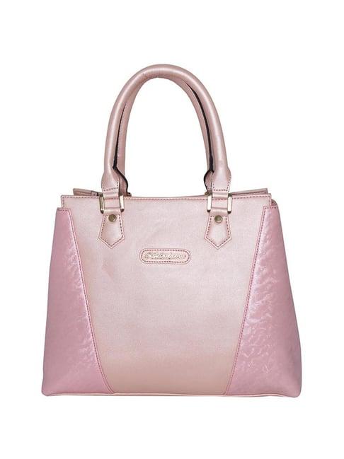 belladama reyes pink solid medium handbag