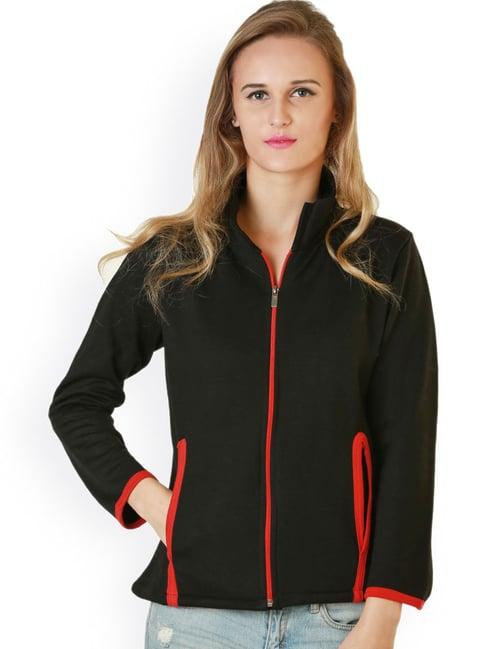 belle fille black regular fit jacket