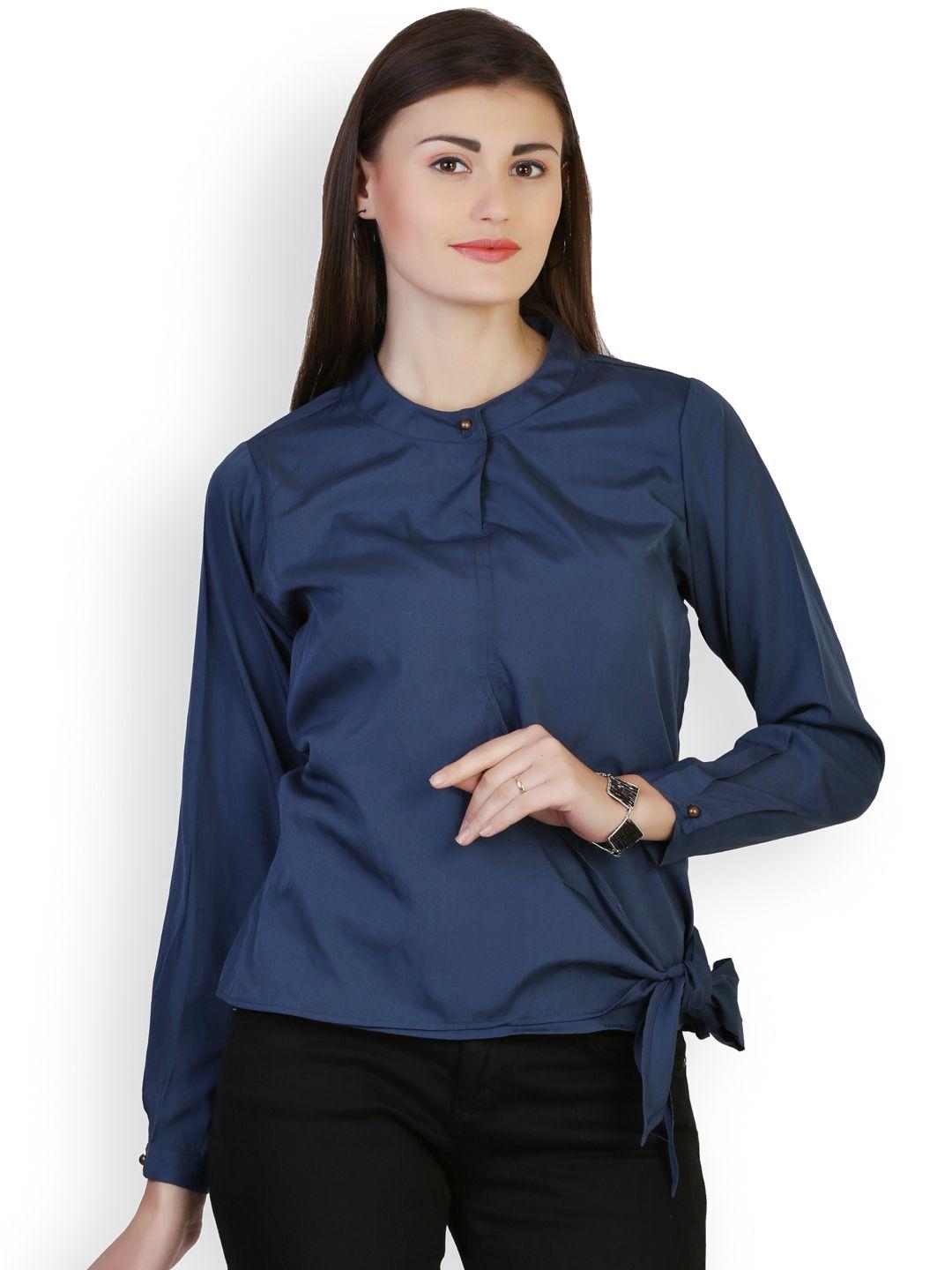 belle fille blue top