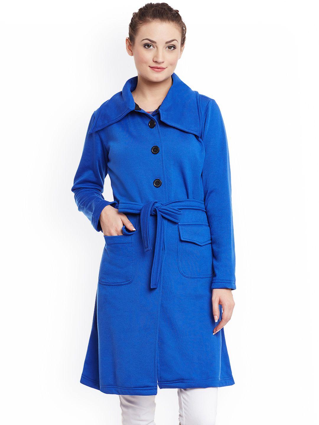 belle fille blue trench coat