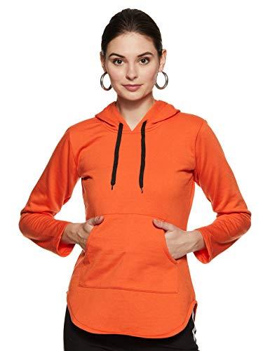 belle fille fleece women sweatshirt (bfjt-8020-7_orange_small)