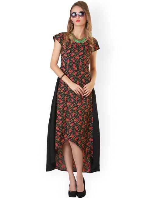 belle fille multicolor floral print dress