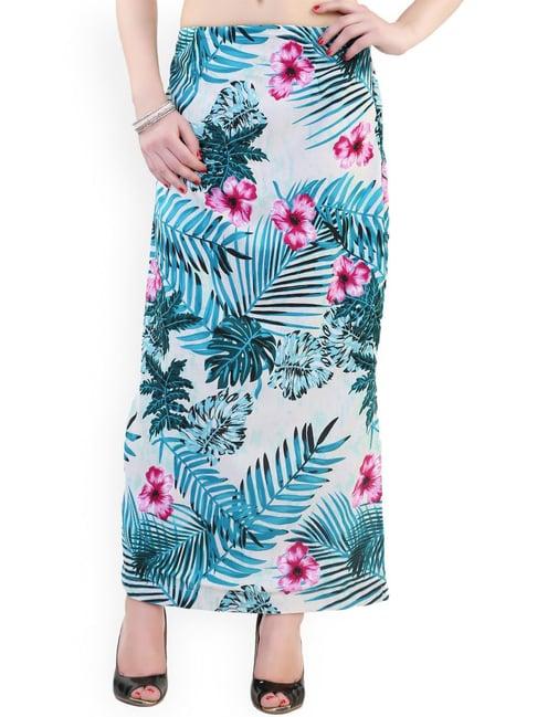 belle fille multicolor floral print skirt