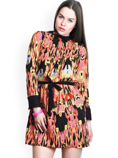 belle fille multicolor printed dress