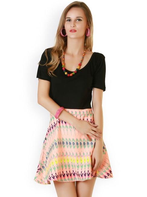 belle fille multicolor printed dress