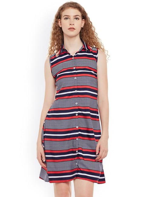 belle fille multicolor striped dress