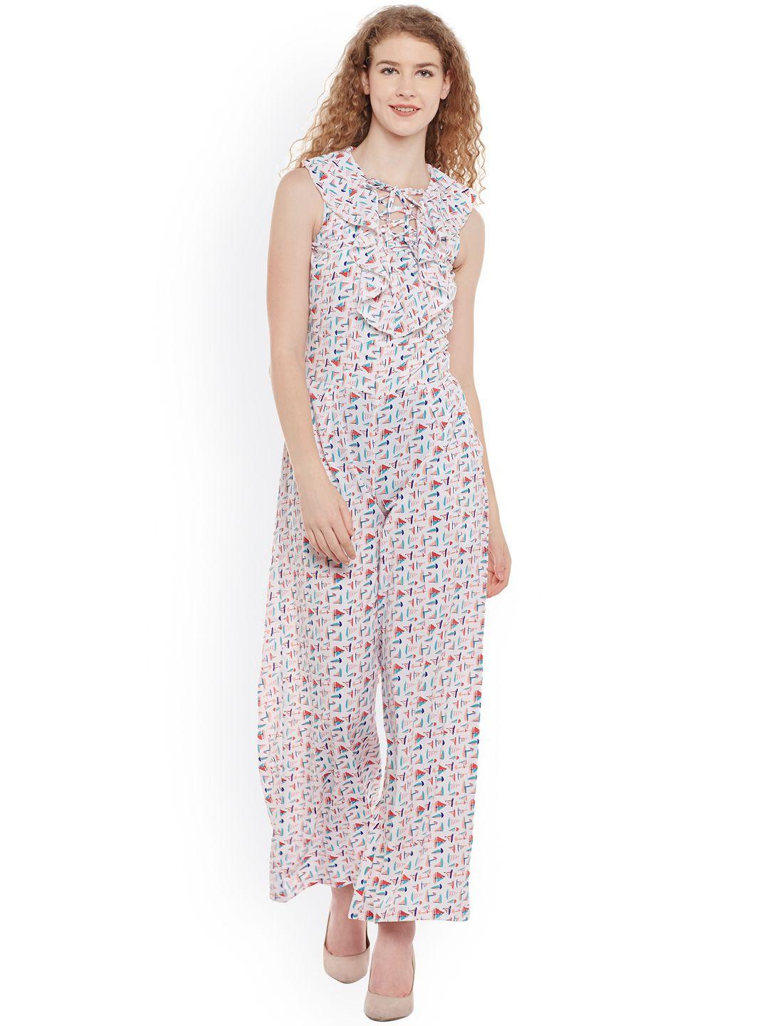 belle fille multicoloured printed jumpsuit