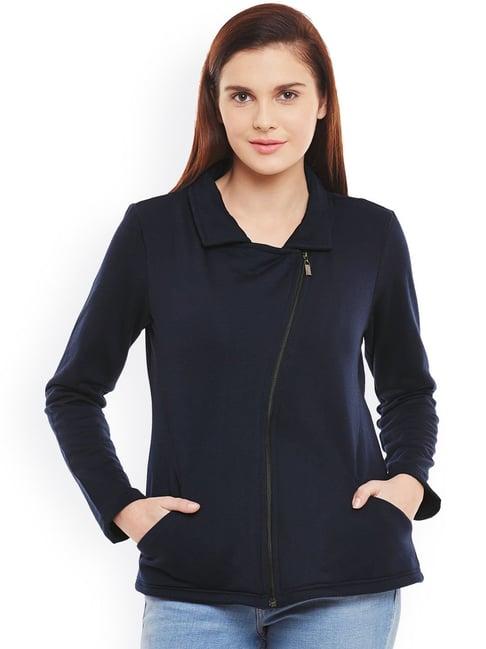 belle fille navy regular fit jacket