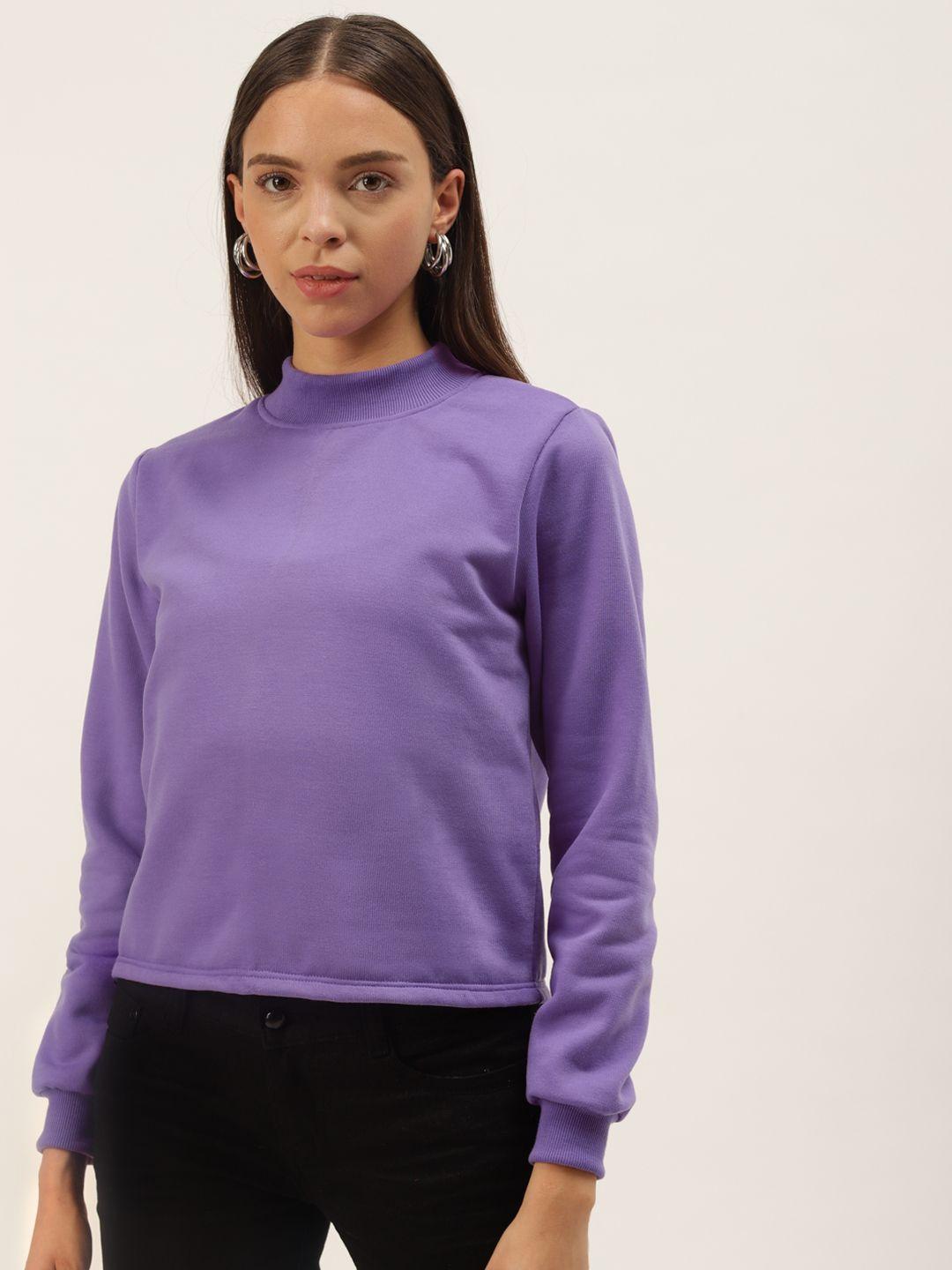 belle fille women violet sweatshirt