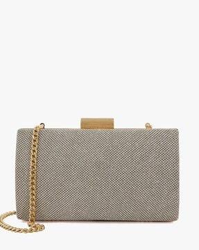 belleview-etched clasp clutch