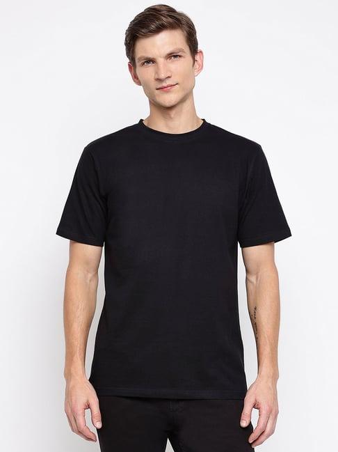 belliskey black regular fit t-shirt