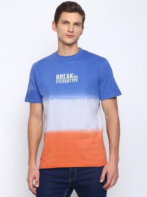 belliskey multicolor regular fit tie - dye t-shirt