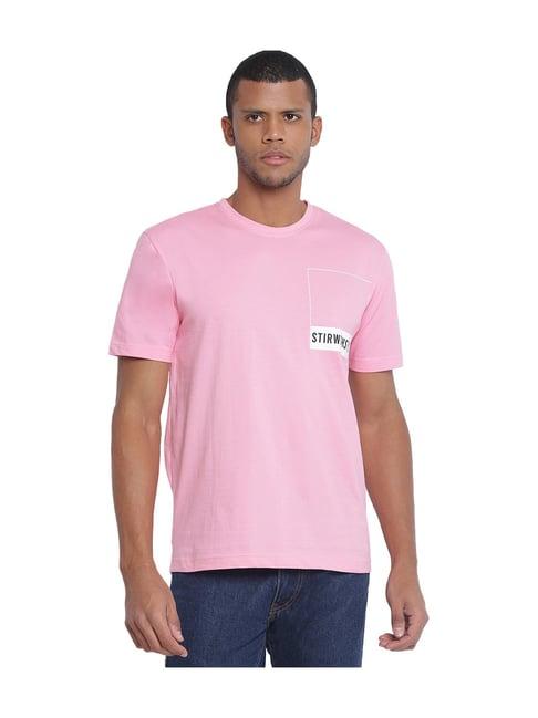 belliskey baby pink cotton printed t-shirt