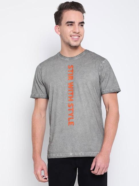 belliskey grey printed t-shirt