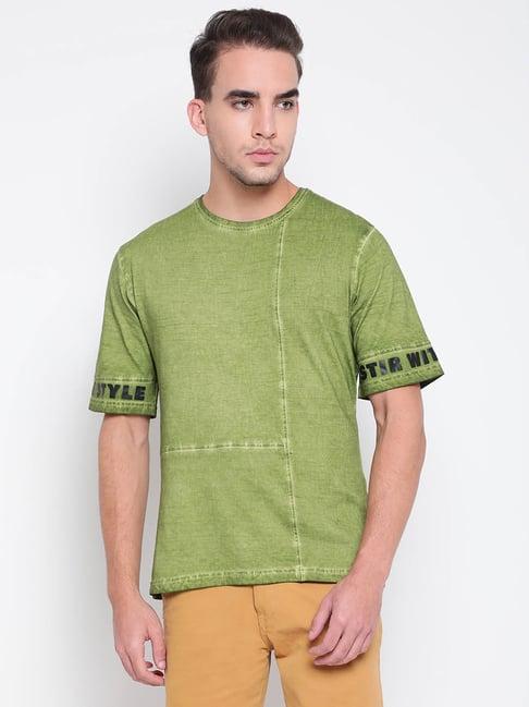 belliskey olive printed t-shirt