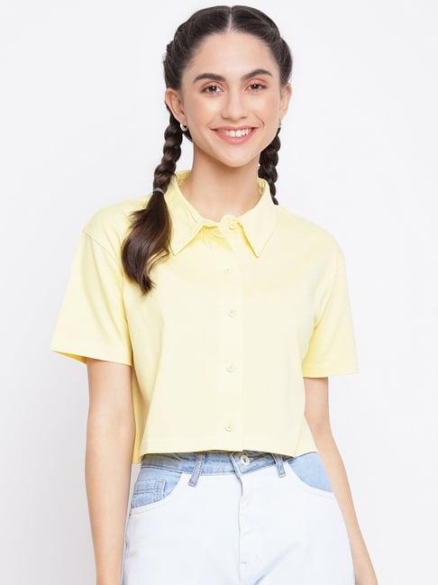 belliskey yellow cotton t-shirt