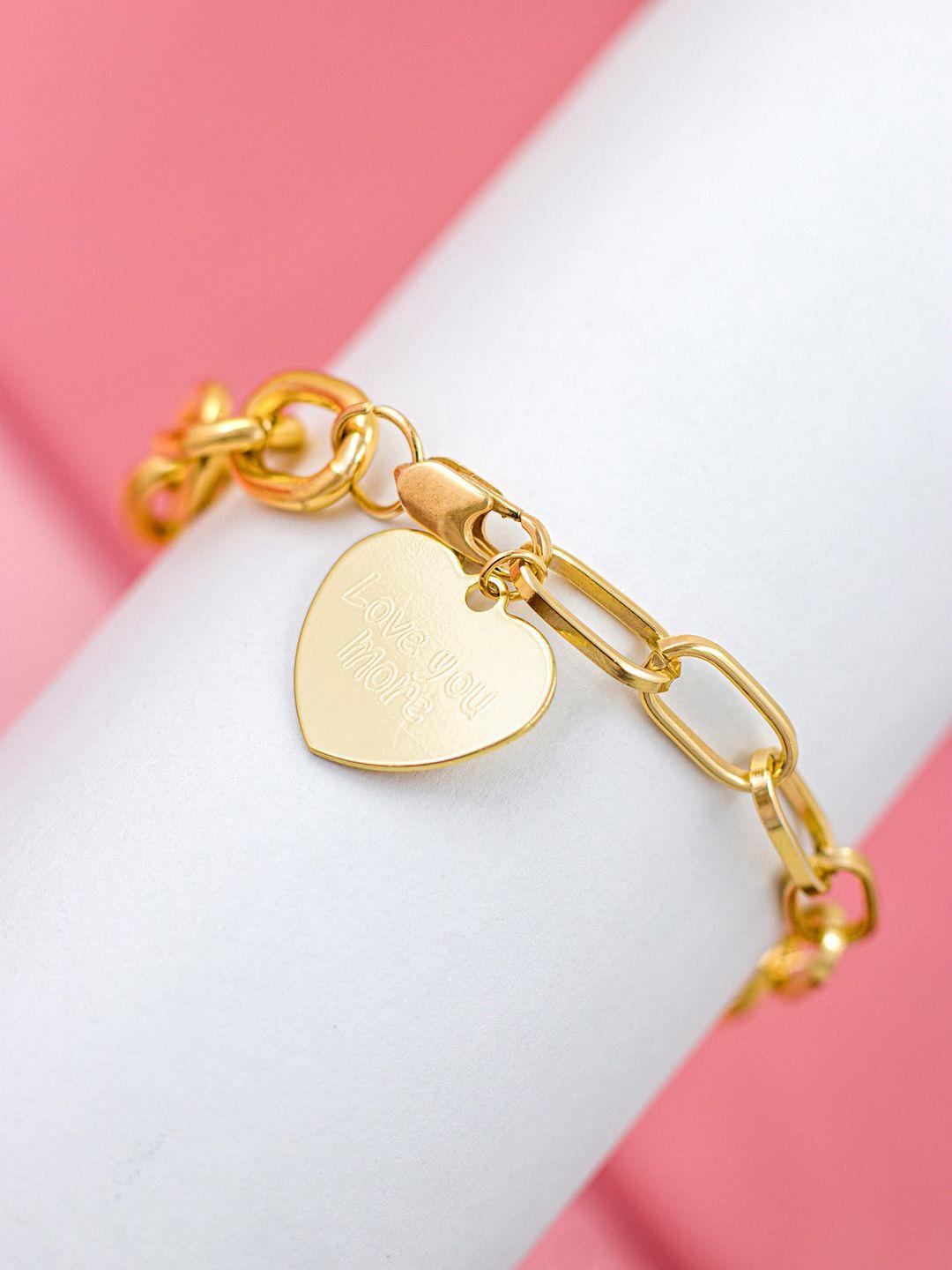 bellofox women gold-toned link bracelet