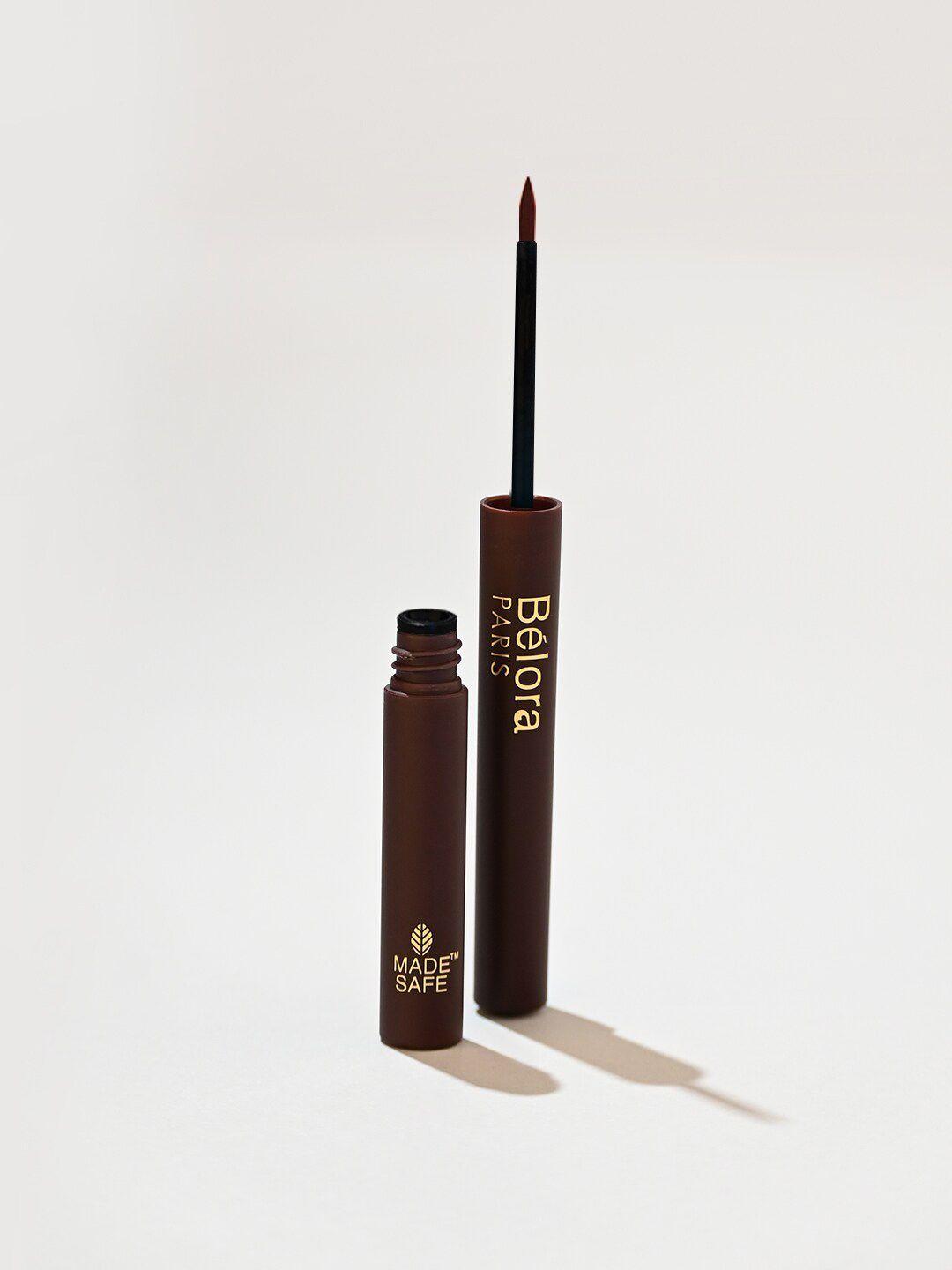 belora colorful desire smudgeproof sustainable eyeliner 3ml - chic brown