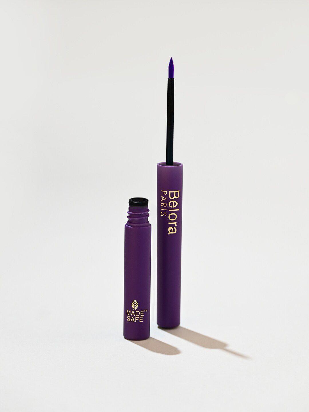 belora colorful desire smudgeproof sustainable eyeliner 3ml - royal purple