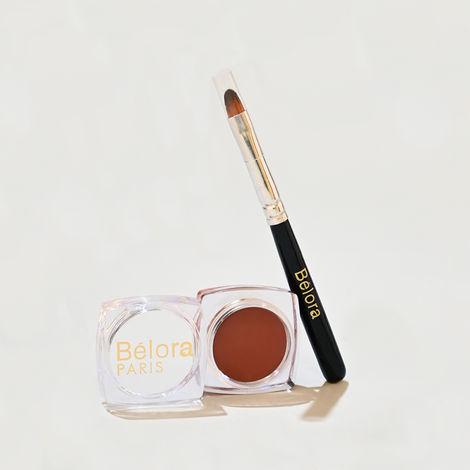 belora paris paint & pout- lip & cheek - chipmunk brown lip stain (3 ml)