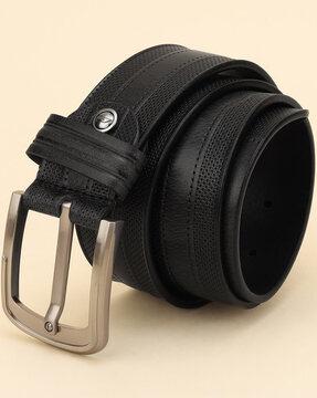 belt with tang-buckle closure