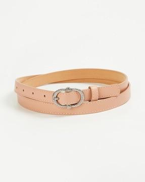 belt with buckle-closure & belt-loop