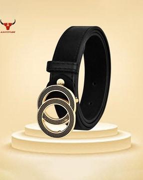 belt with double o-ring buckle