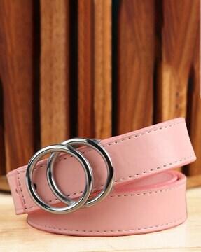 belt with metal accent