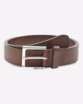 belt with pin-buckle closure