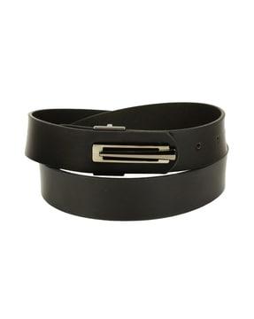 belt with pin buckle closure