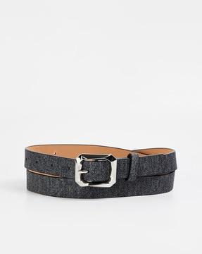 belt with tang buckle closure