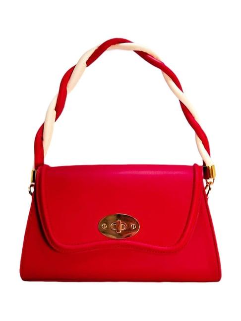 belwaba emberlynn red medium shoulder bag