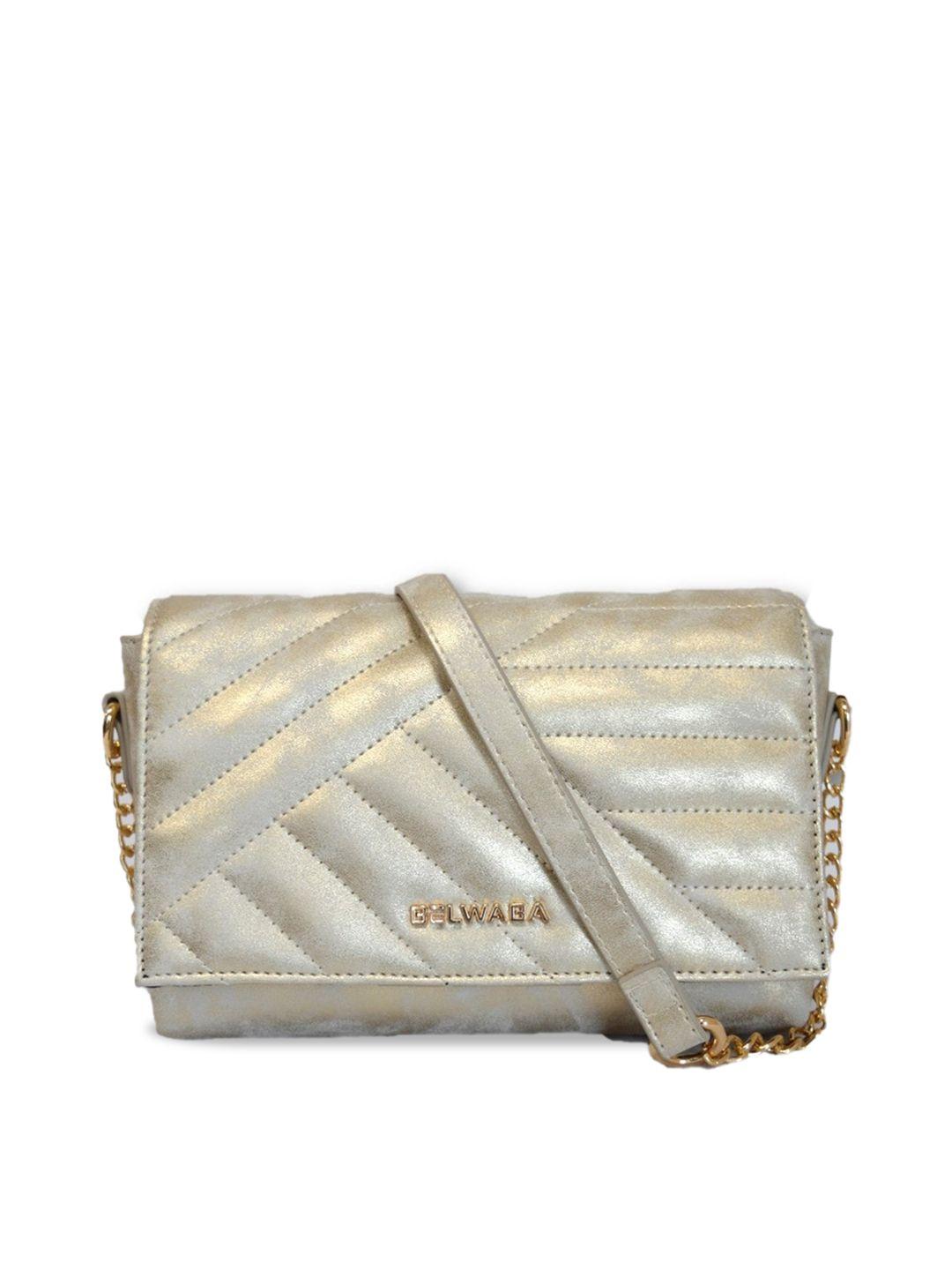 belwaba structured sling bag with quilted