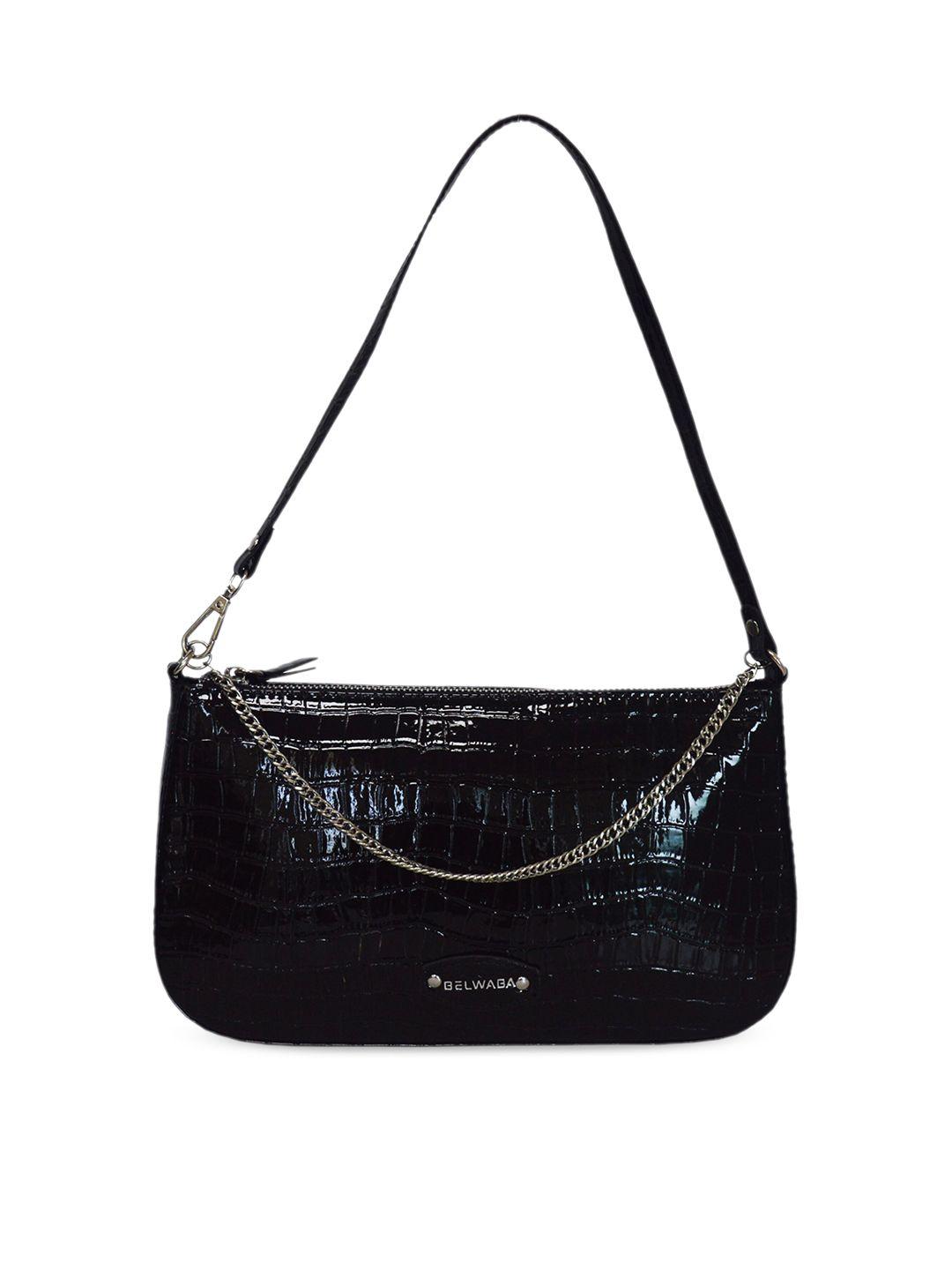 belwaba textured structured shoulder bag