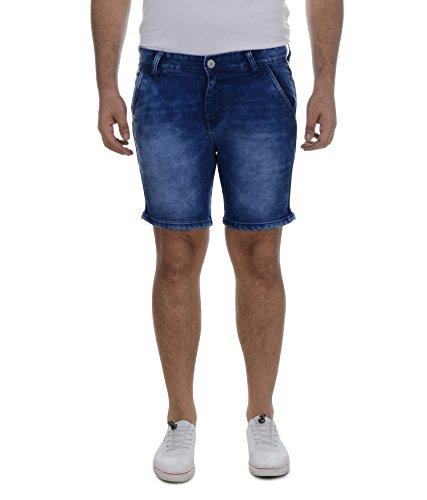 ben martin men's regular fit blue denim shorts size 30