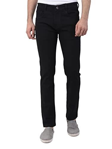 ben martin men's slim fit stretchable 30 size black casusal denim jeans pant for men, jj3-26