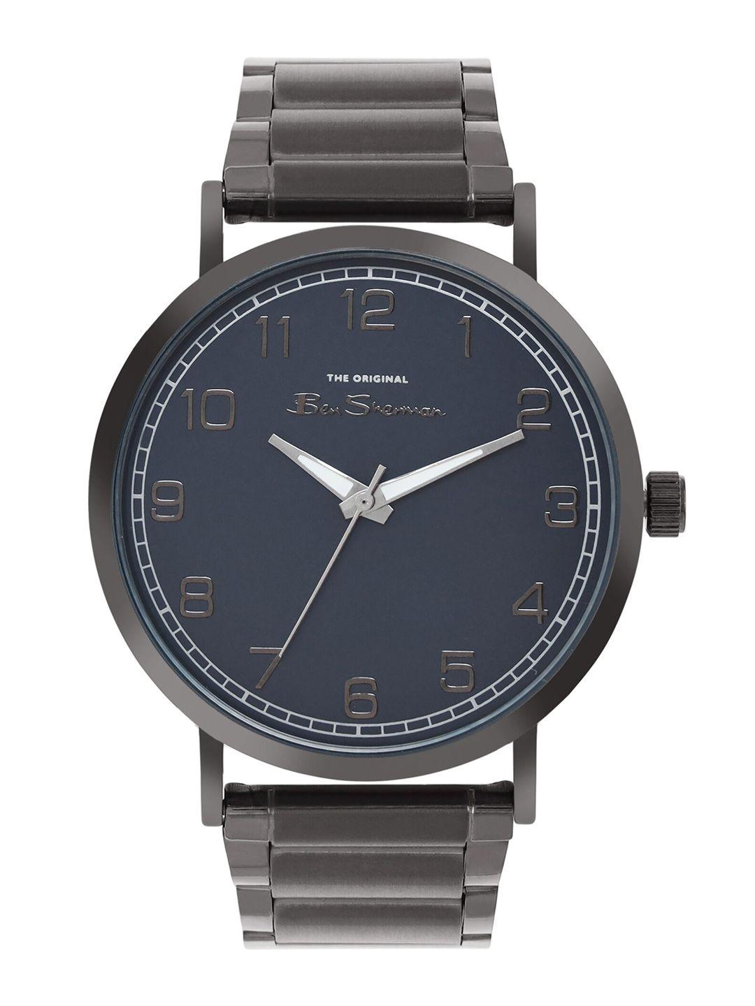 ben sherman men stainless steel analogue watch bs095bm